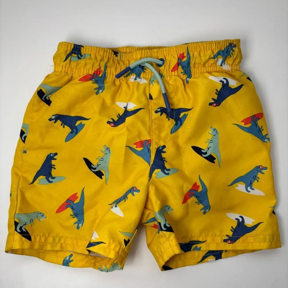 Baby Boys 9M 18M Swim Trunk Bundle Cat & Jack Dinosaurs‎ Swimwear